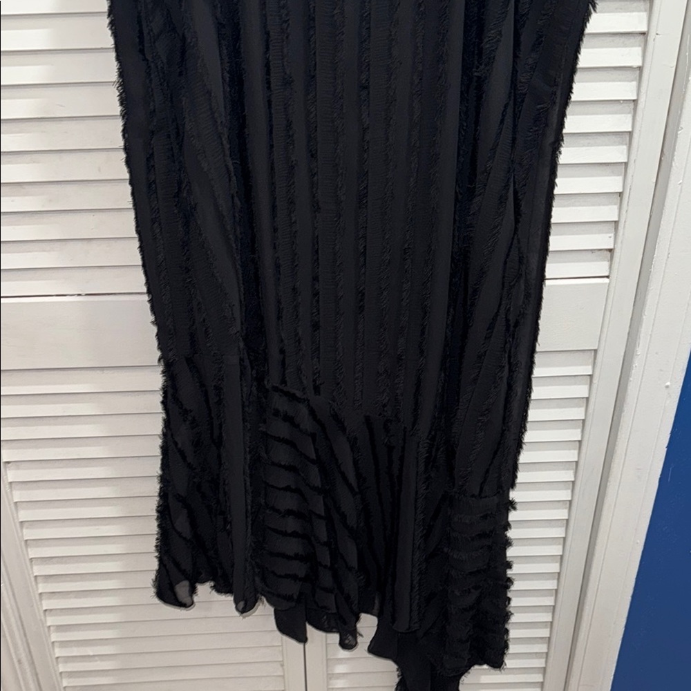 Anthropologie Elegant Black Asymmetrical Dress - Picture 6 of 6